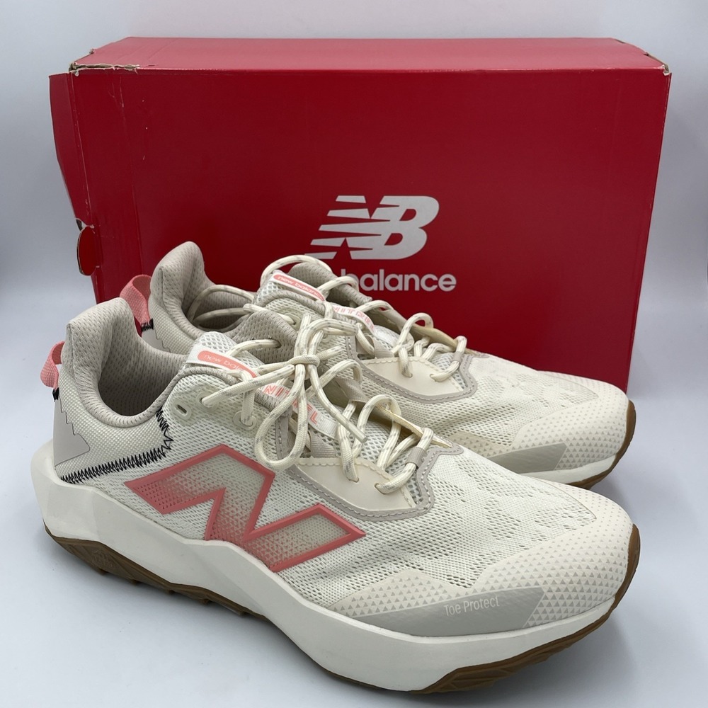 New Balance Dynasoft Nitrel v6 Beige Red Running Shoes WTNTRCS6 Women's Size 11‎